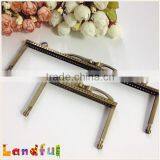 Antique Bronze Kiss Lock Sew In Bag Supplies Purse Frame Handbag Frame thumbnail-1