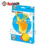 Educational Toys IQ Puzzle 3D Felt Puzzle Deer Trophy thumbnail-1