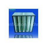 High Capacity Polypropylene V Bank Filter - GI Frame Pleated Mini Hepa Filter thumbnail-1