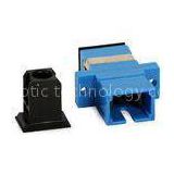 Square SX SM Optical Adapter IEC Standard with zinc alloy and plastic housing