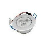 Round Indoor 3W LED Recessed Ceiling Lights Cool White With Aluminum Alloy Housing