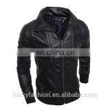 OEM Service Custom Motorcycle PU Leather Jacket Men thumbnail-4
