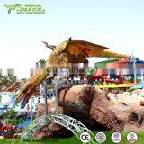 Outdoor Decoration Attractive Life Size Animatronic Silicon Dragon thumbnail-4