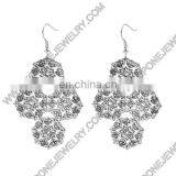 Blossom Snowflake Stainless Steel Celtic Dangling Earring thumbnail-1