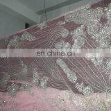 Hand Made Indian French Lace With Beaded and Stone Design No.3 thumbnail-3