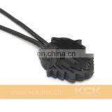 Apparel Zipper Pulls , Personalized Cord Motorcycl Silicone Zipper Pulls thumbnail-1