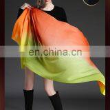 Winter Scarf 100% Wool Gradient Lady Scarf Wholesale Scarf Orange thumbnail-4