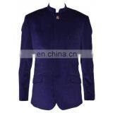 Indian Bollywood Handmade Indo Western Men's Classical Nehru Coat Wedding Dress Jacket Blazer Bridal Wear thumbnail-1