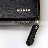 Popular Supplier Excellect Leather Zipper Business Man Long Wallet thumbnail-3