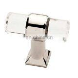 5" Lucite Acrylic Modern Cabinet Handle Pull Furniture Door T Bar Knobs and Pull Handles Golden ,acrylic Handle thumbnail-2