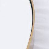 Fog Free Modern Large Round Wall Mirror Stainless Steel Frame Wall Hanging Mirror thumbnail-4