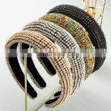 Новые яркие кристальные повязки для головы с блестками, наволоченные повязки для головы для вечеринок, свадебных украшений для волос женщин. Аксессуары для волос, головные украшения 2021 года thumbnail-2