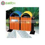 Guangzhou Factory Wood Outdoor Trash Bin From China thumbnail-4