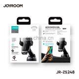 JOYROOM ZS248 FCC CE Qi Self-Aligning Coil Car Charger Mobile Mount Dashboard Qi 15W Wireless Fast Charging Car Phone Holder thumbnail-7