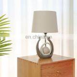 Nordic Art Style Custom Living Room Standing Desk Light Bedside Ceramic Lamps for Home Decor thumbnail-2