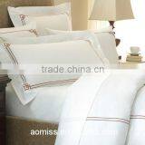 100% Cotton White Cotton Embroidered Duvet Cover Hotel Towels and Bed Linen thumbnail-5