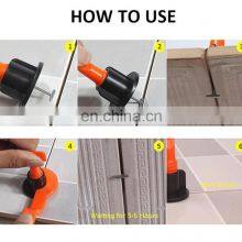 JNZ Reusable Screw Type Tile Accessories Wall Floor Tile Leveling System for Construction Tools Joint Spacer thumbnail-3
