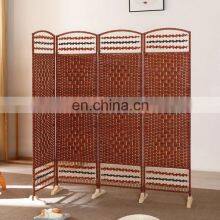 Paper Rope Folding Water Proof Natural Color Room Divider