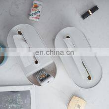 Luxury Livingroom Facial Tissue Paper Dispenser Car Strong ABS Plastic Tissue Toilet Paper Holder Organizer Tissue Box Holder thumbnail-5