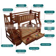 Lowest Price Kids Bedroom Furniture Solid Wood Bunk Bed Children Bunk Bed for Kids thumbnail-5