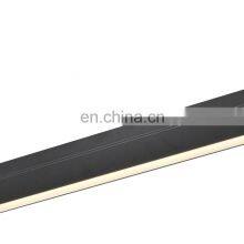 HUAYI High Quality Office Light 20w 30w 36w 50w Recessed Led Linear Light Trunking System Linear Supermarket Pendant Light thumbnail-3