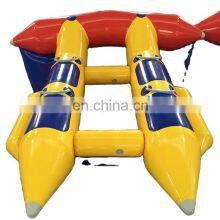 Inflatable Towable Banana Boat Water Game Inflatable Sea Water Tube Banana Boat Floating For Sale