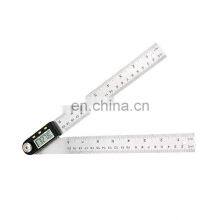 0-200 mm 8'' Stainless Steel Digital Angle Finder Digital Angle Ruler 2-in-1 Electronic Protractor