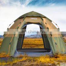 Wholesale Outdoor Tent Outdoor Camping Double Open Automatic Double Spring 3-4 People Beach Waterproof Camping Tent thumbnail-2