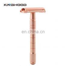 High Quality Eco Friendly Stainless Steel Adjustable Shaver Butterfly Safety Razor thumbnail-1