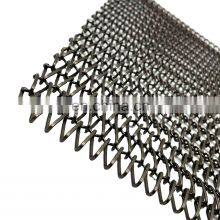 Flat Flex Wire Mesh Stainless Steel 304 Pizza Oven Mesh Conveyor Belt
