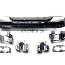 Genuine Car Accessories Rear Lip With Tips For Benz GLC Coupe Change to Amg Rear Diffuser With Exhaust Pipe Rear Tips thumbnail-2