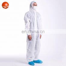 Durable PP Non Woven Disposable Hood Coverall Suit Safety Coveralls Ppe Microporus Breathable Coveralls thumbnail-4