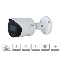 IPC-HFW2449S-S-IL 4MP Smart Dual Illumination Fixed-focal Bullet WizSense Network Camera Built-in Warm Light/IR LED