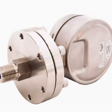 Hastelloy Monel Bile Material PTFE Diaphragm Pressure Gauge SUS316L Isolation Diaphragm 1.6 Level Precision Diaphragm Pressure Gauge SUS316L PTFE Sprayed Isolation Diaphragm 1.6 Level Precision Diaphragm Pressure Gauge Titanium Isolation Diaphragm 1.6 Lev thumbnail-3