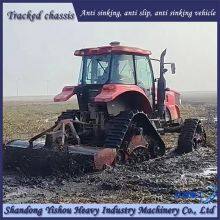 Retrofitting Agricultural Tractors With Anti Sinking Semi Chain Tracks to Prevent Slipping on Muddy Ground thumbnail-5