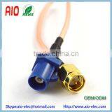 RG316 15CM GPS Antenna Extension Cable Fakra C Plug to SMA Male Plug Pigtail Cable thumbnail-1