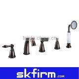 Antique Deck Mounted Bathtub Faucets Bathroom thumbnail-1