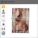 Colorful Easter Bunny Wood Wall Decoratin for Home Use thumbnail-1