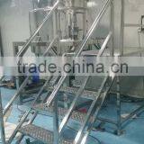 200L stainless steel liquid heating mixing tank with platform