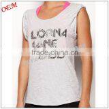 Ladies GYM Yoga Singlet Multi Tank Top Tee thumbnail-3