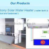 95mm Thick 5 Years Guarantee Black Chrome or Blue Titanium Coating With SRCC SABS CE Solar Keymark Flat Plate Solar Collector