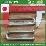 2 Pillar Sedex Audited Factory U Shape Metal Buckle for Swimming Wear thumbnail-1