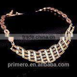 Jewelry Sets African Diamond Collar Statement Necklace Earrings Bracelet Fine Rings thumbnail-6