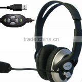 Binaural Call Center Headset For Modular Female to USB thumbnail-1