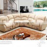 Modern Design Recliner Chair 6 Seater Sofa Top Grain Leather and PU Material thumbnail-1