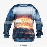 Fashion Natural High Quality 3d Digital Print Fullprint Crewneck Sweatshirt Spring Autumn Unisex Custom Oversized Pullover thumbnail-4
