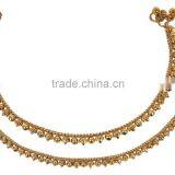 Indian Gold Plated Beautiful Payal Anklet thumbnail-3