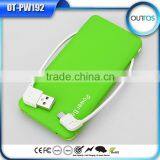 New Products on China Market Portable Power Bank 5000mah With Built-in Cable thumbnail-3