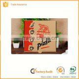 Environmental Recyclable Coated Paper Colorful Pizza Box, Custom Printed Logo Pizza Paper Box Supplier's Choice
