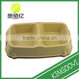 Square Bamboo Fiber Eco-Friendly Pet Two Way Bowl Slow Eating Dog Bowl Cat Bowl thumbnail-5